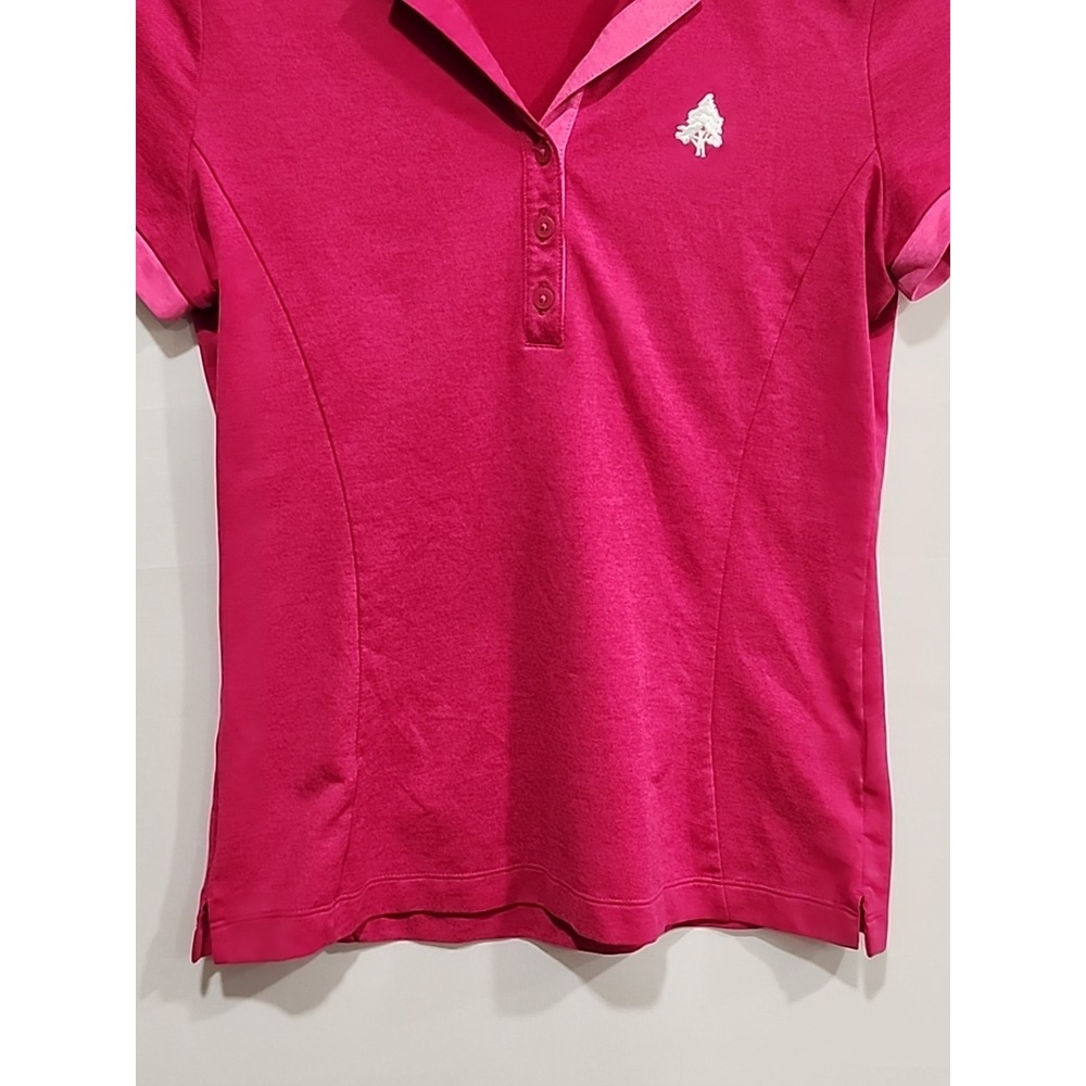 Nike Golf Tour Performance Dri-Fit Shirt Womens S Dark Fuchsia, Short Sleeve - Picture 5 of 12